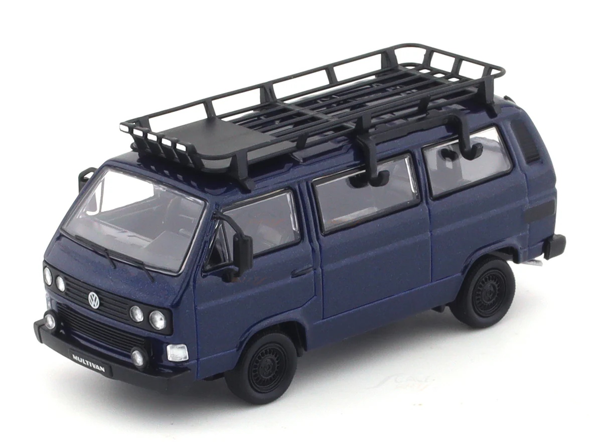 Volkswagen T3 blue 1:64 Master diecast scale model car miniature - Image 8