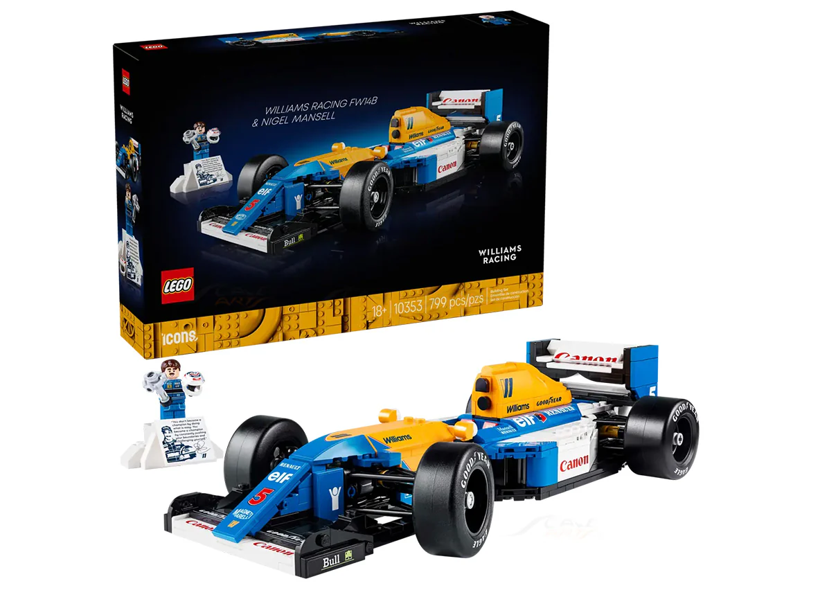 Williams Racing FW14B Nigel Mansell F1 Race Car : LEGO set - Image 3