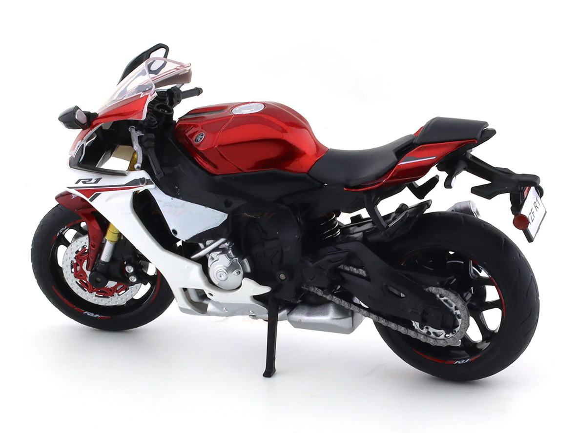 Yamaha YZF R1 Red 1:12 MSZ licensed diecast scale model bike collectible - Image 10